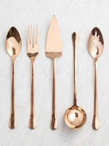 Ensemble de couverts en or de qualité export, vaisselle haut de gamme pour la restauration, fournisseur pour hôtels - Product Image 6