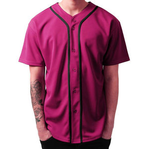 Maillot de baseball unisexe pour jeunes et adultes, style streetwear décontracté inspiré de la mode, pour équipe sportive - Product Image 1