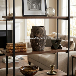 Decorative <b>Handmade</b> Ceramic Vase Collection Vintage <b>Pottery</b> Vase for Home Office Hotel Decoration - Product Image 2