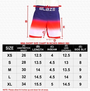 Blaze Fight Wear Venta al por mayor Custom Light Men's MMA Training Shorts BJJ Fight Wear Four Way Stretch Gi - Product Image 6