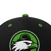 Casquette de baseball noire et blanche classique, réglable avec fermeture snapback, logo d'équipe brodé, chapeau de sport pour l'extérieur