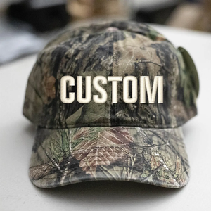 Custom Embroidered <b>Cap</b>-Camo <b>Hat</b>-Unstructured Cotton - Product Image 6
