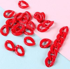 Eslabones de Cadena de Resina, Eslabones Grandes y Coloridos de Resina Epoxi Transparente, Decoración de Pared para Proyectos Personalizados - Product Image 2