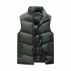 Chaleco Acolchado para Hombre, Chaqueta sin Mangas, Informal, Ligero, Cálido, para Otoño y Verano, Ecológico, Impermeable, Tejido Suave, para Uso Diario - Product Image 4