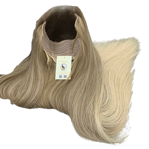 Vente en gros personnalisé Balayage Lace Front Perruques Premium Vietnamien Cheveux Humains Raides Suisse 5x5 HD Perruque Lace Frontal - Product Image 1