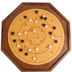 Jeu de société Crokinole de qualité supérieure – Surface lisse, fabriqué à la main |   Vente en gros à bas prix - Product Image 3