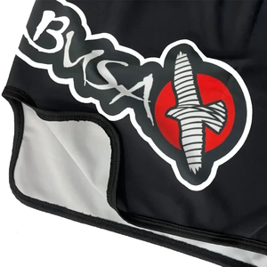 กางเกงมวยไทยสั่งทำพร้อมโลโก้สำหรับสโมสร - ระบายอากาศได้ดี แห้งเร็ว เหมาะสำหรับผู้ใหญ่ทั้งชายและหญิง ใช้สำหรับชกมวยและศิลปะการต่อสู้ - Product Image 5