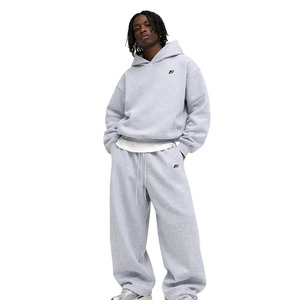 Conjuntos de Sudadera con Capucha y Pantalones Deportivos Personalizados Unisex, Estilo Casual Urbano, Forro Polar, Proveedor OEM ODM - Product Image 2