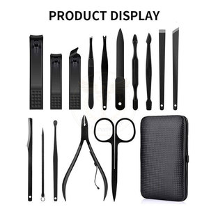 Premium Quality Stainless Steel Manicure Pedicure Kit with 10 in 1 <b>Nail</b> Clipper for Hand and Foot Grooming Salon and Home Use - Product Image 3