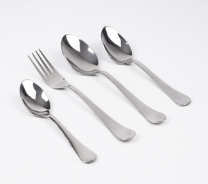 Elegante Cuchara de Acero Inoxidable Pulido a Espejo para Bodas, Fiestas y Eventos - Product Image 1