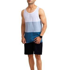 Pure Cotton Men's Custom Sublimation Tank Top OEM Service Durable High Street Style Anti-Pilling Athletic Gym <b>Vest</b> Bulk Purchase - Product Image 2
