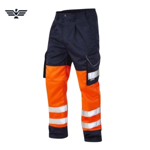 Pantalones de Trabajo de Seguridad Reflectantes de Alta Visibilidad Premium para Hombre, Pantalones de Trabajo Resistentes para la Construcción Industrial - Product Image 4