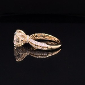 แหวนเพชรทรงกลม 1.52 กะรัต เพชรเลี้ยงในห้องปฏิบัติการ ประดับด้วยวงแหวนรอบนอกแบบซ่อน สำหรับผู้หญิง ทองคำแท้ 14K ของขวัญวันครบรอบสุดหรูสำหรับคนรัก - Product Image 3