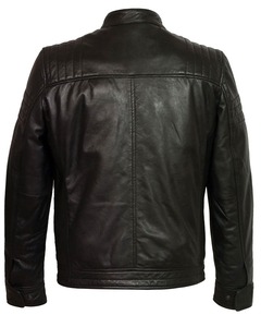 Chaqueta de Cuero Estilo Cafe Racer James - Product Image 2