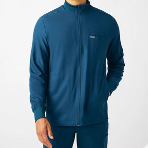 Blouses médicales pour hommes en gros – Blouses d'hôpital respirantes en rayonne et élasthanne extensibles pour le personnel infirmier - Product Image 6