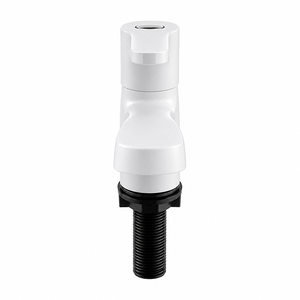 KSN Vietnam KSOM-39T9TC White Cold Water Kitchen Sink Faucet Single Handle High Arc Gooseneck Kitchen <b>Tap</b> - Product Image 3