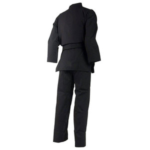 Uniforme de judo blanc avec ceinture bleue, taille adulte unisexe, coupe régulière, 100% coton, vêtements d'arts martiaux durables - Product Image 4