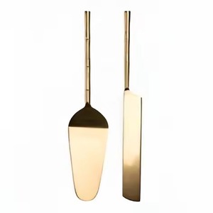 Ensemble de service décoratif pour desserts, couteau à gâteau et spatule en métal, ensemble de lève-gâteau en acier inoxydable - Product Image 6
