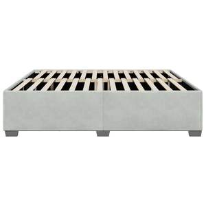 Cadre de lit rembourré gris clair - Product Image 5