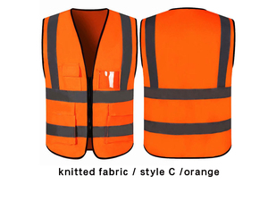 Custom Hi Vis Orange Workwear Vest Reflective Safety Clothing <b>Construction</b> Vest Safety Vest - Product Image 5