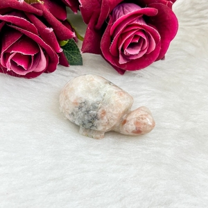 Natural Sunstone Tortoise Carving Orange Sunstone Turtle Healing Crystal For Reiki Feng Shui Decor Wholesale - Product Image 4