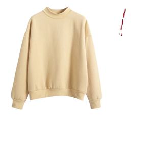 Suéteres de Punto Coreanos de Cuello Redondo para Mujer, Otoño Invierno, Color Caramelo, Cuello Simulado, Suéteres Holgados con Bordado Personalizado en Chenilla - Product Image 5