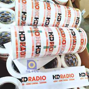 Étiquettes d'emballage pour scellage de cartons industriels, logo personnalisé de haute qualité imprimé, ruban adhésif acrylique BOPP - Product Image 5