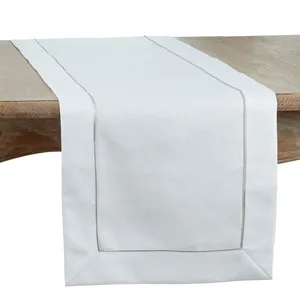 Caminos de Mesa de Lino Bordados Clásicos para una Cena Elegante y Decoración Rústica del Hogar, Suministro al por Mayor - Product Image 2