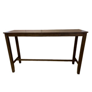 Juego de Mesa de Comedor Rectangular Alta y Sillas de Bar Modernas para Interiores de Pub, Taburetes Altos de Madera Sencillos, Diseño de Barra de Pared para el Hogar - Product Image 5