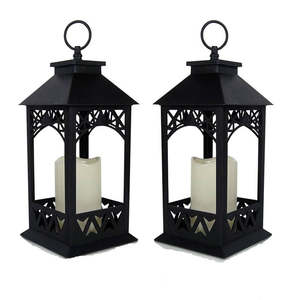 Farol de Metal Vintage de Excelente Calidad, Acabado Antiguo, Decoración para el Hogar y la Oficina, Decoración de Mesa, La Mejor Calidad y Precios - Product Image 2