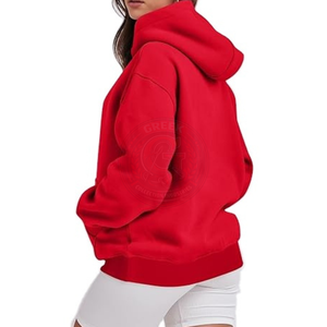 Women's Mineral Wash Hoodie Relaxed Fit Cotton Fleece Pullover Sweatshirt for Streetwear Fashion and Daily Comfort - Product Image 4