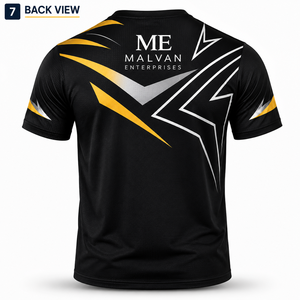 Camiseta de Tenis de Mesa y Bádminton de Secado Rápido, Transpirable, con Estampado por Transferencia de Calor, Nombre del Equipo Personalizado, Manga Corta, Cuello en V, Unisex, para Gimnasio, Verano - Product Image 2