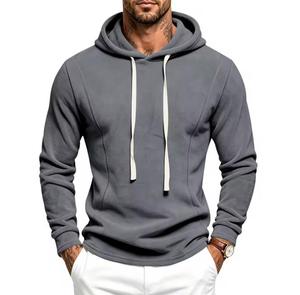 Sweat-shirt à capuche pour homme 100% coton tricoté coupe classique dégradé de couleurs décontracté pour l'automne impression numérique - Product Image 3