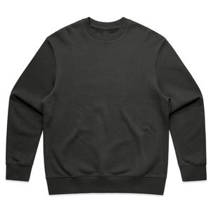 Sweat-shirt en coton uni personnalisé pour hommes, de haute qualité, avec logo personnalisé, col rond, en molleton. - Product Image 6