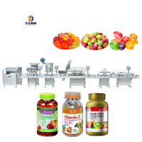 Ligne de production et d'emballage automatique pour le comptage, le capsulage, l'étiquetage et le conditionnement de comprimés de vitamine C, de comprimés de lait, de gommes et de capsules