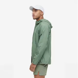 Ensemble de survêtement coupe-vent pour homme, veste légère moderne, short à cordon de serrage, confortable, respirant, vêtements de sport de plein air, usage quotidien - Product Image 2