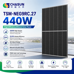 Paneles Solares <span class=keywords><strong>Trina</strong></span> Vertex N-Type de <span class=keywords><strong>415</strong></span>-440W, Totalmente Negros, de Primera Calidad, Módulo Fotovoltaico de Alta Eficiencia, Garantía de 25 Años, Stock en la UE para el Hogar - Product Image 1