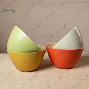ชุดชามไม้ไผ่แบบคลาสสิก เป็นมิตรกับสิ่งแวดล้อม ใช้แล้วทิ้ง พร้อมสีที่กำหนดเอง สำหรับงานเลี้ยงที่บ้านและรับประทานอาหาร จากโรงงานในเวียดนาม - Product Image 5