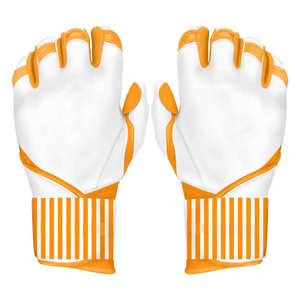Service OEM, gants de frappe de baseball de qualité professionnelle, logo personnalisé, polyester/coton, respirant, fermeture à boucle auto-agrippante - Product Image 1