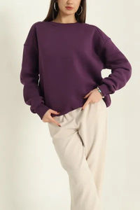 2026 SPRING STREETWEAR SWEATSHIRTS WOMEN LOVELY SEQUINED HEART TRACKSUITS PULLOVERS CASUAL <b>LONG</b> <b>SLEEVE</b> TUNIC JUMPERS <b>UNDERSHIRT</b> - Product Image 4