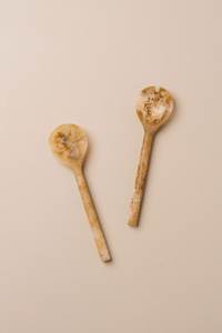 Vintage elegant resin <b>serving</b> pair upscale kitchen decor artisan <b>serving</b> tools resin dining collection fancy salad <b>serving</b> <b>spoon</b> - Product Image 4