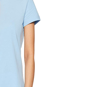 Camiseta de Manga Corta con Cuello Redondo para Mujer, Nueva Llegada, Verano, 100% Algodón, Transpirable, Informal - Product Image 4