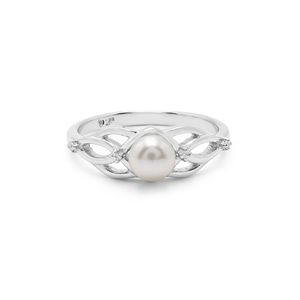Newly Arrived 925 Sterling Silver Rose Gold Plated Round Pearl Rose <b>Quartz</b> Gemstone Eternity Minimalist Hammered Band Fine <b>Rings</b> - Product Image 2
