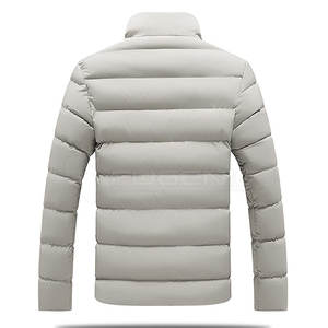 Chaqueta acolchada para hombre al por mayor, estilo callejero, ropa de invierno de tela ligera transpirable e impermeable con cuello levantado de la mejor calidad - Product Image 2