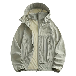 Nouvelle collection été : Combinaison de protection UV pour homme, résistante aux UV, 100 % polyester, col boutonné, design découpé - Product Image 6