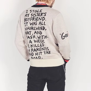 Pull tricoté à imprimé graphique tendance pour femme, col rond en coton vintage, réfléchissant, DTG, vêtements de détente, sweats à capuche pour femme, USA - Product Image 4