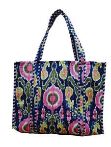 Bolso de mano de algodón con estampado Vintage personalizado para mujer, cremallera duradera multicolor, estilo de moda para viajes - Product Image 5