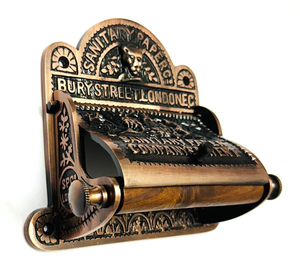 Bury Street London Victorian Style Metal <b>Toilet</b> <b>Roll</b> <b>Holder</b> Antique Copper Finish <b>Wall</b> <b>Mounted</b> <b>Toilet</b> Paper <b>Holder</b> - Product Image 1