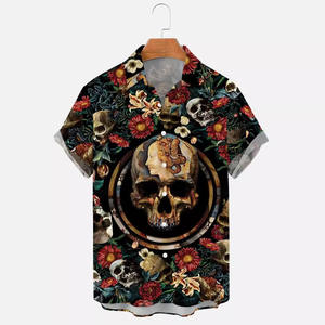 เสื้อเชิ้ตฮาวายแขนสั้นลำลองสำหรับผู้ชาย พร้อมบริการปรับแต่ง - Product Image 4