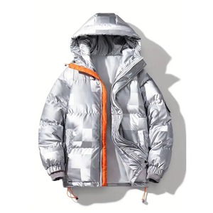 New Style Adjustable <b>Winter</b> Canvas Puffer <b>Jacket</b> for man Front Hooded Design Customizable Color Size High Quality Bamboo - Product Image 1